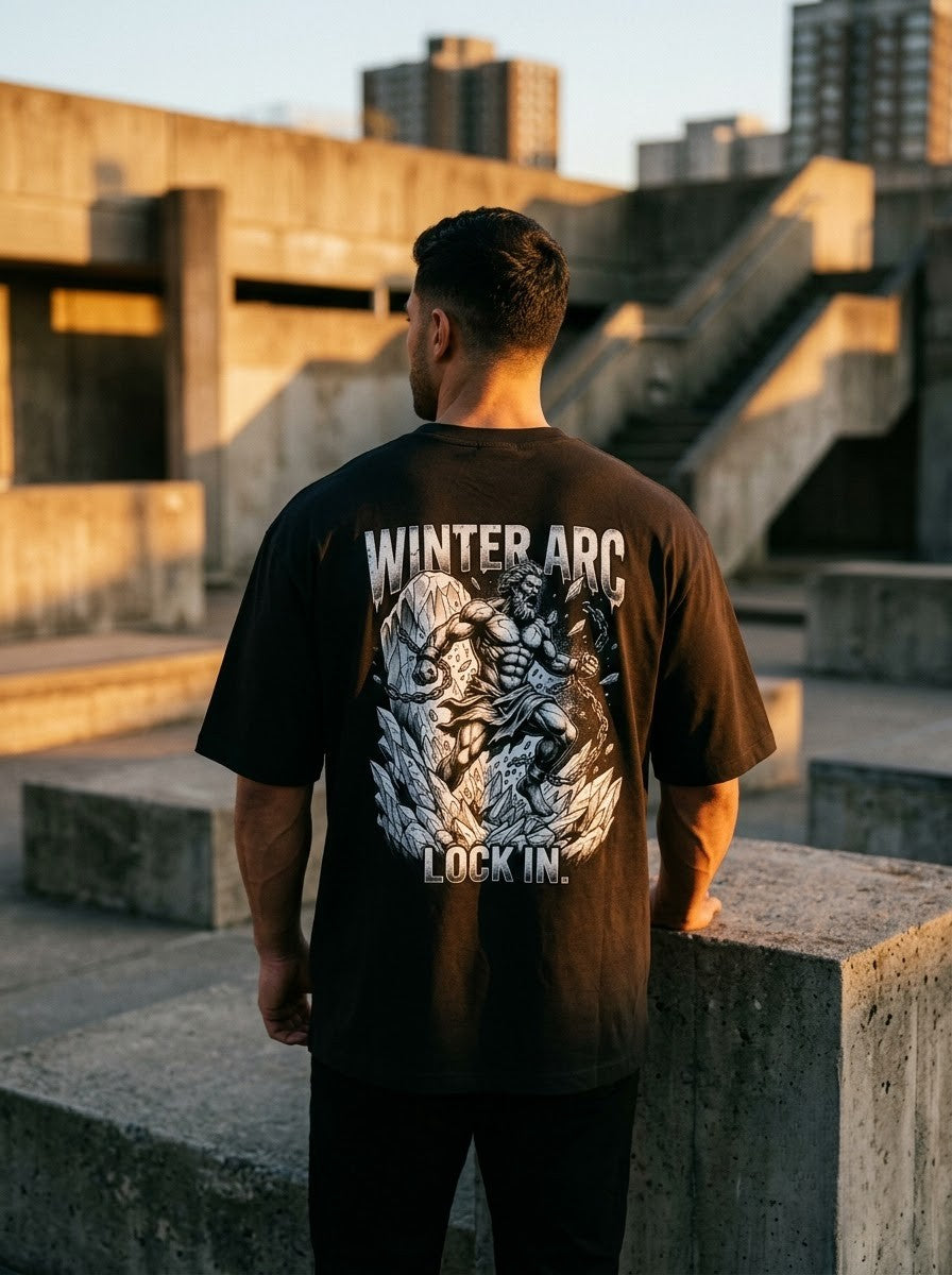 WINTER ARC---240 GSM OVERSIZED T SHIRT