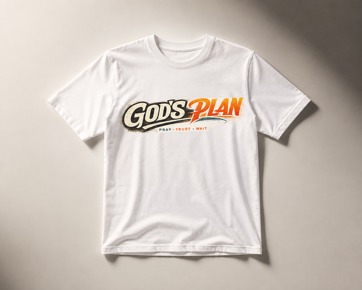 GOD'S PLAN — Regular Fit T-Shirt