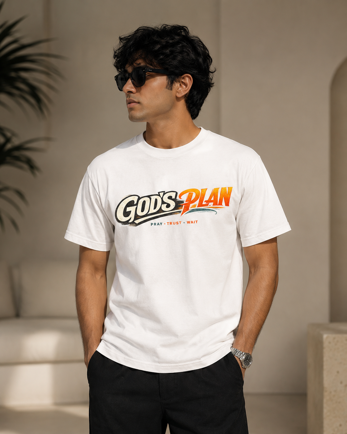 GOD'S PLAN — Regular Fit T-Shirt