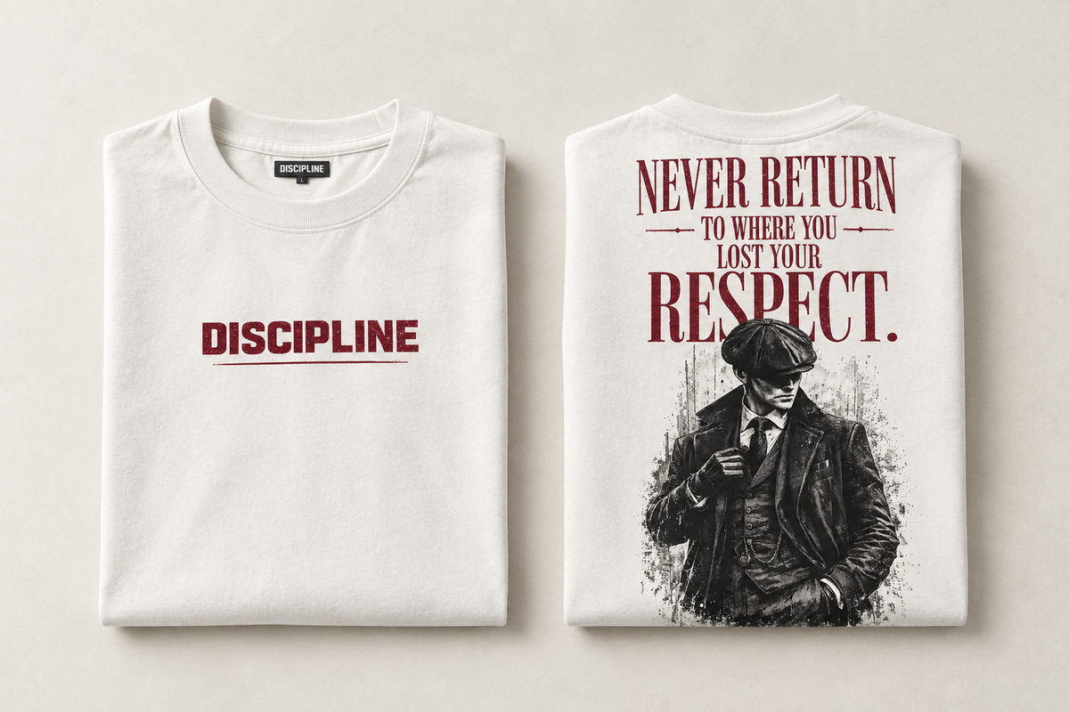 DISCIPLINE™ Thomas Shelby Inspired Graphic T-Shirt